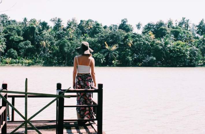 View of Kerala's backwaters